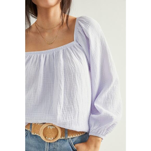 NEW Anthropologie Cloth & Stone Blouse - Large - Picture 3 of 4